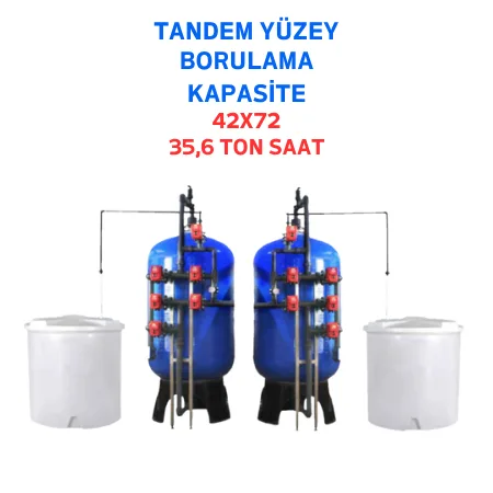 Yüzey Filtrasyon Kum Karbon Filtre Adana